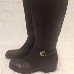 Naturalizer brown leather riding boots